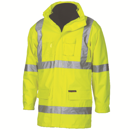 Picture of DNC 3994+3995 6 In 1 Waterproof Jacket and Reversible Vest X Pattern Reflective Tape